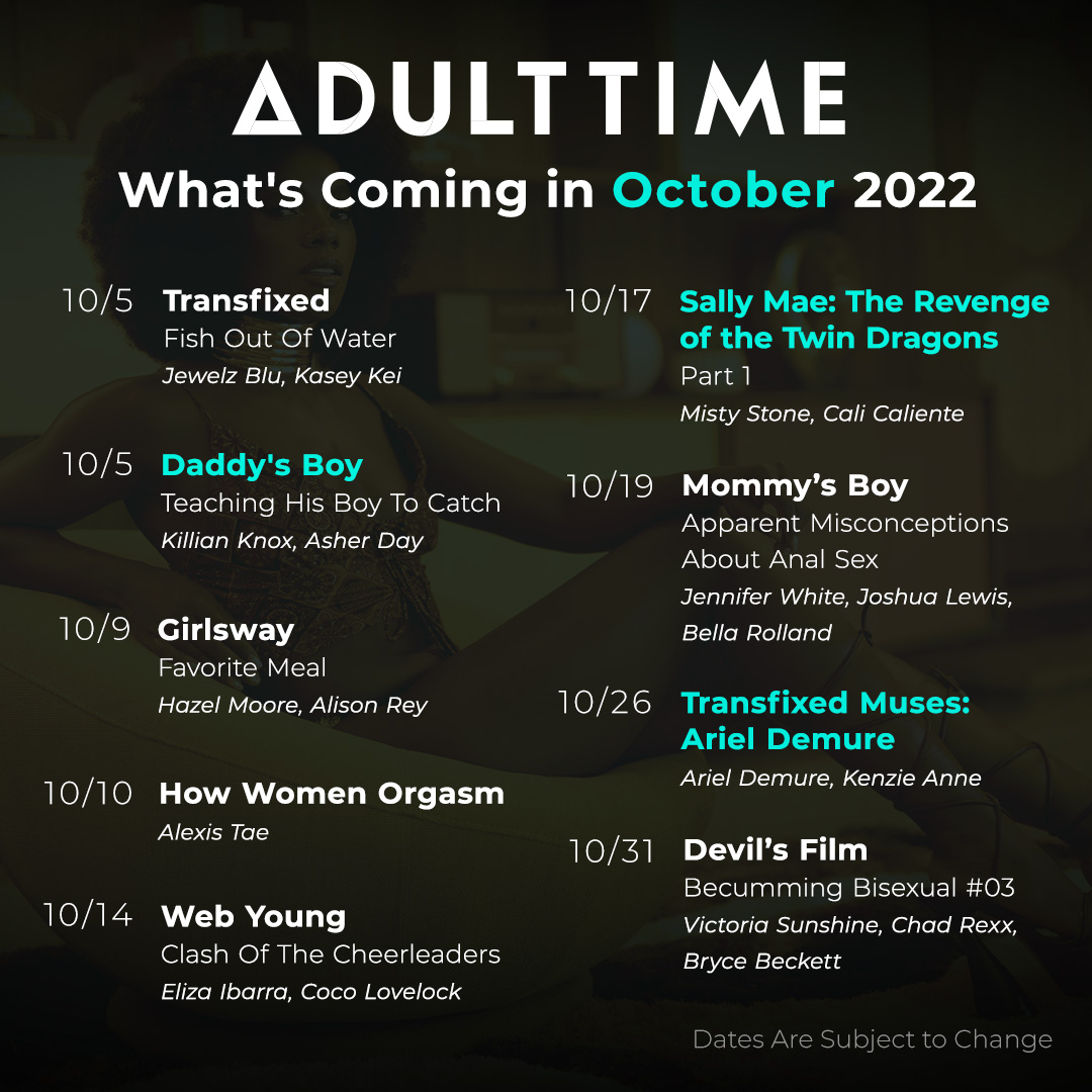 october 2022 adult time