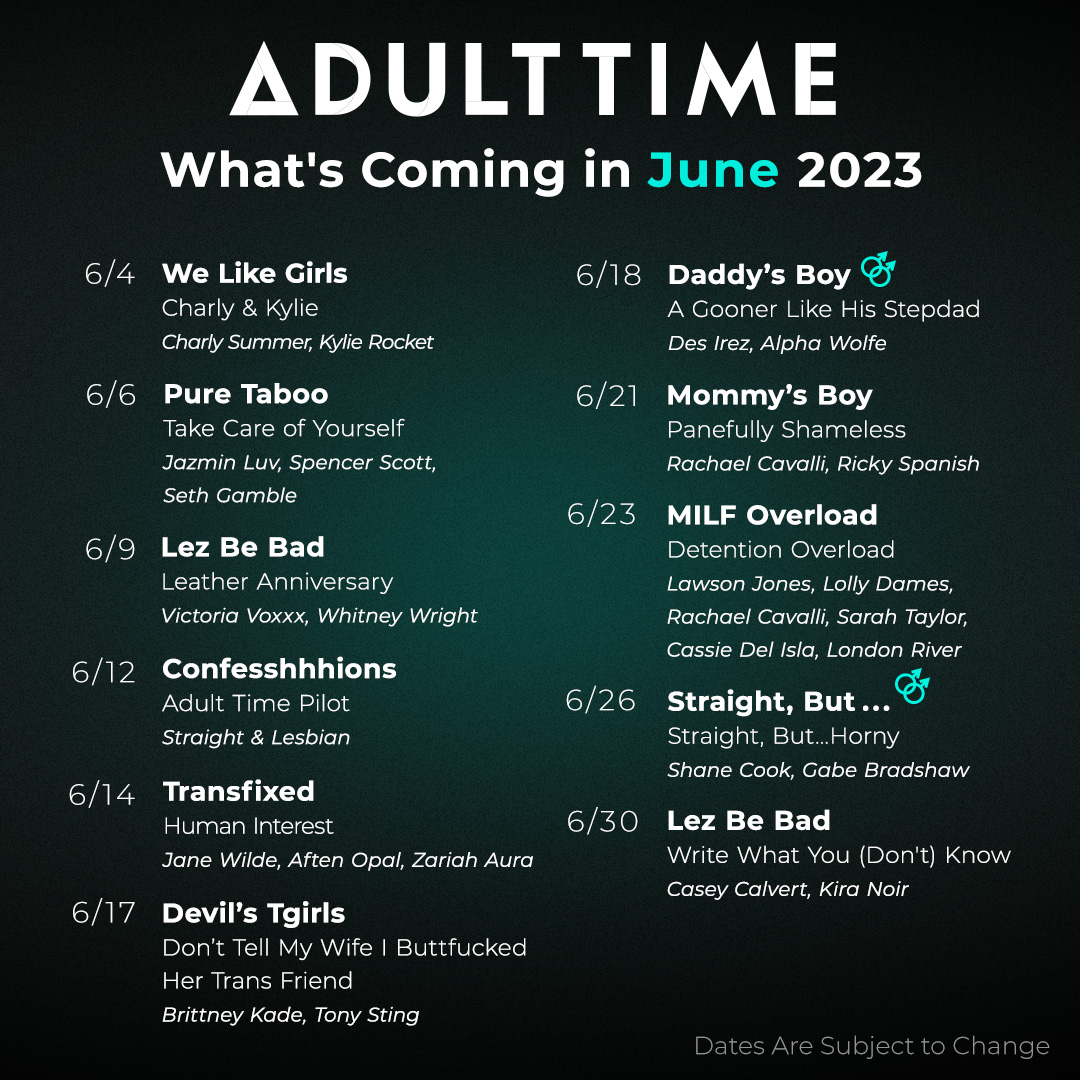 Whats Coming In June 2023 Adult Time Blog